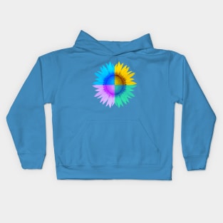 Rainbow Sunflower Kids Hoodie